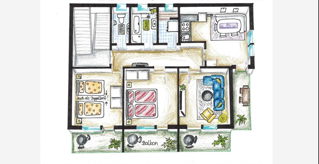 Angerpartments-Sonnige Grosse Wohnung Mit Balkon Und Kostenlosen Parkplatz Döbriach Esterno foto